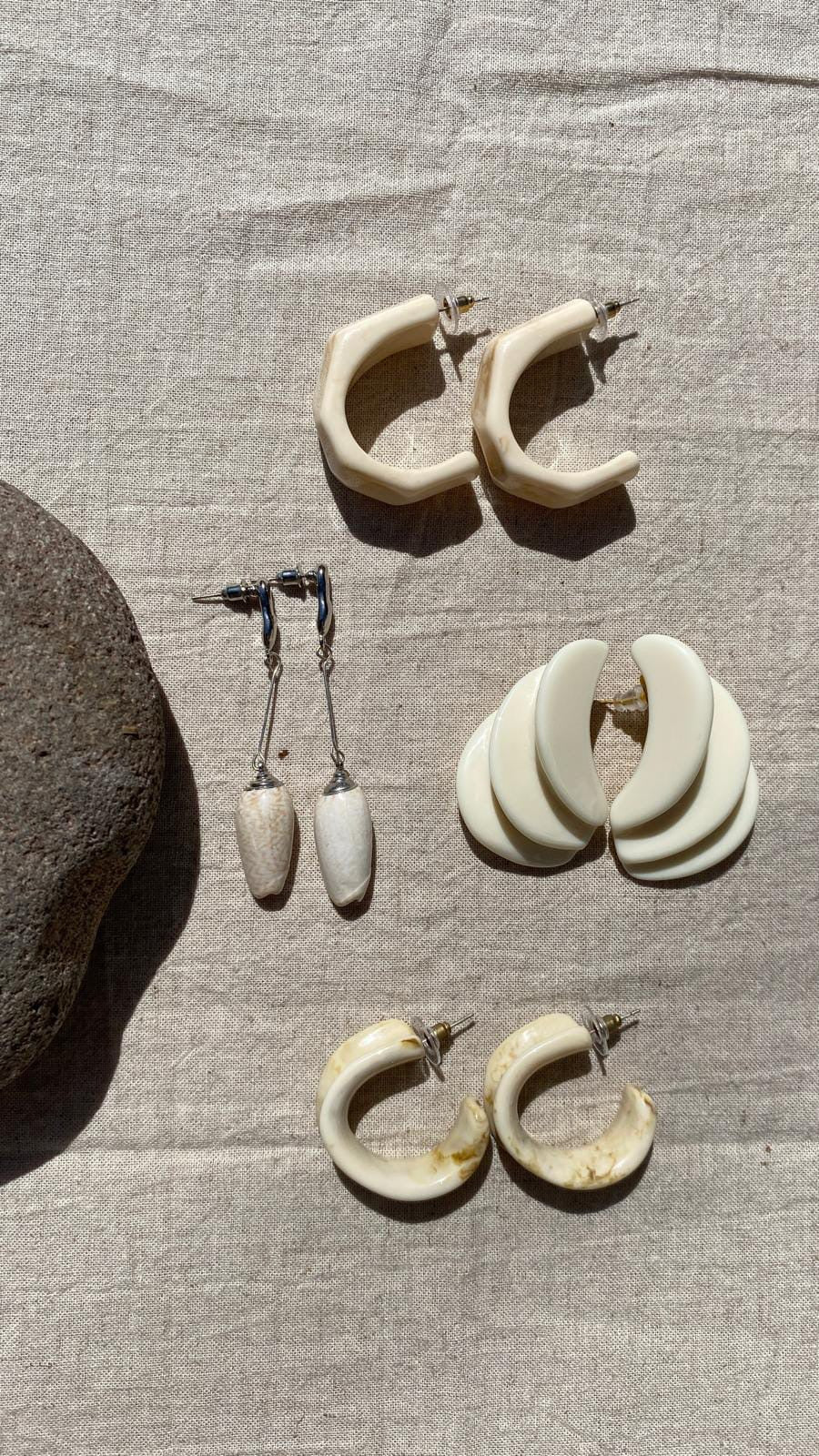 Midye Kabuğu Sallantılı Küpe