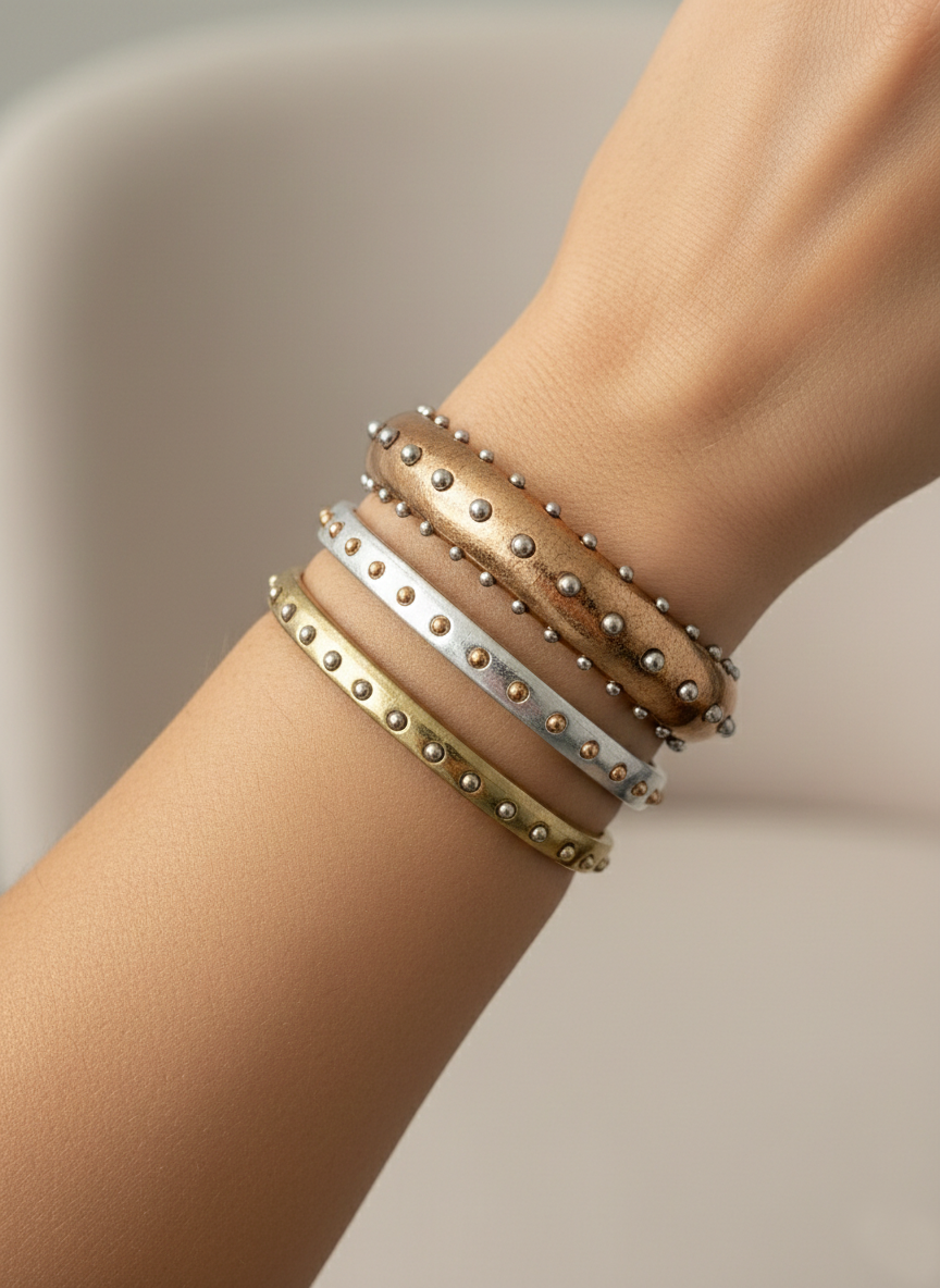 Troklu Üçlü Kelepçe Bilezik