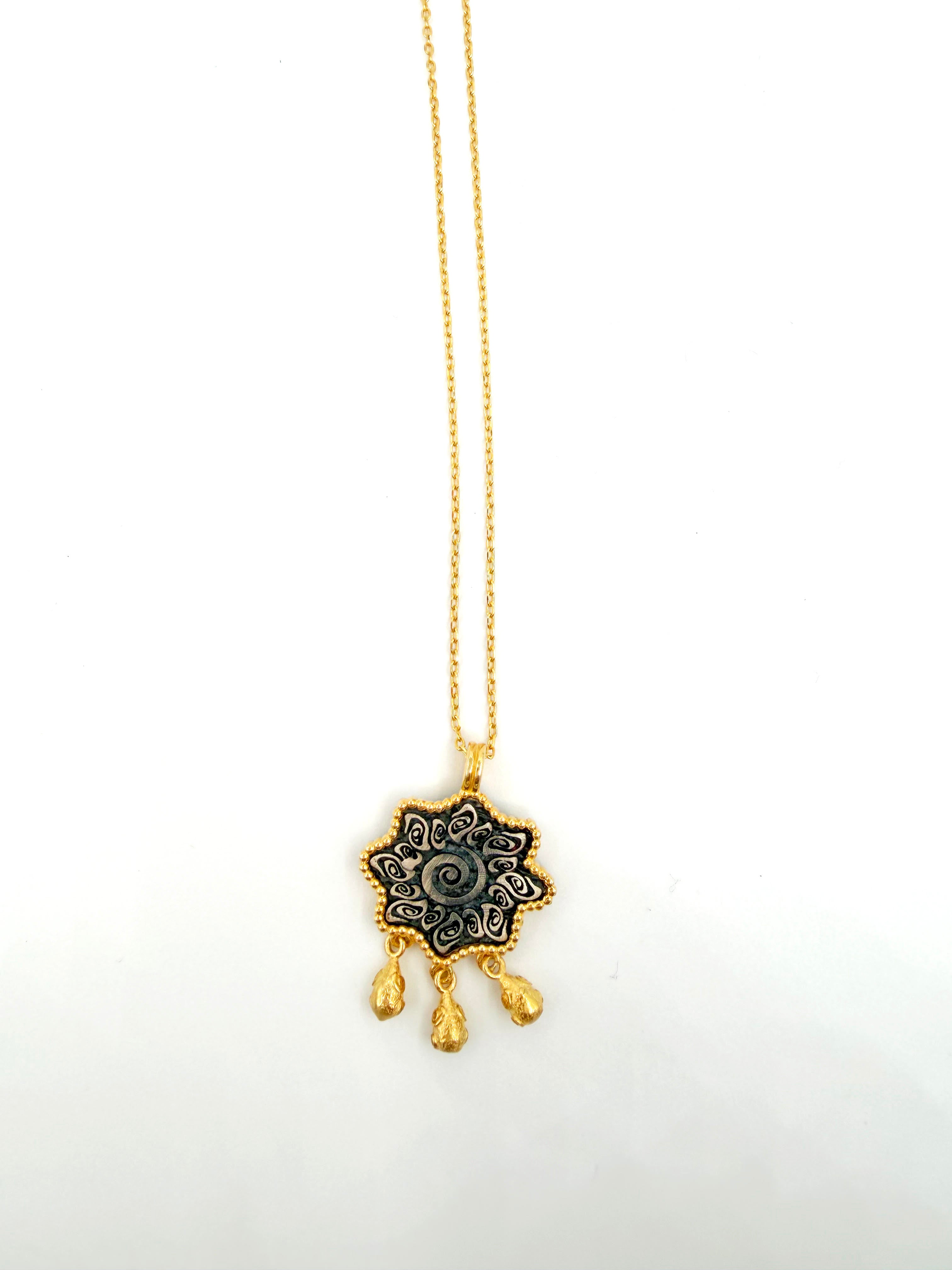 Sallantılı Uçlu 925 Ayar Gümüş Sonsuzluk Kolyesi