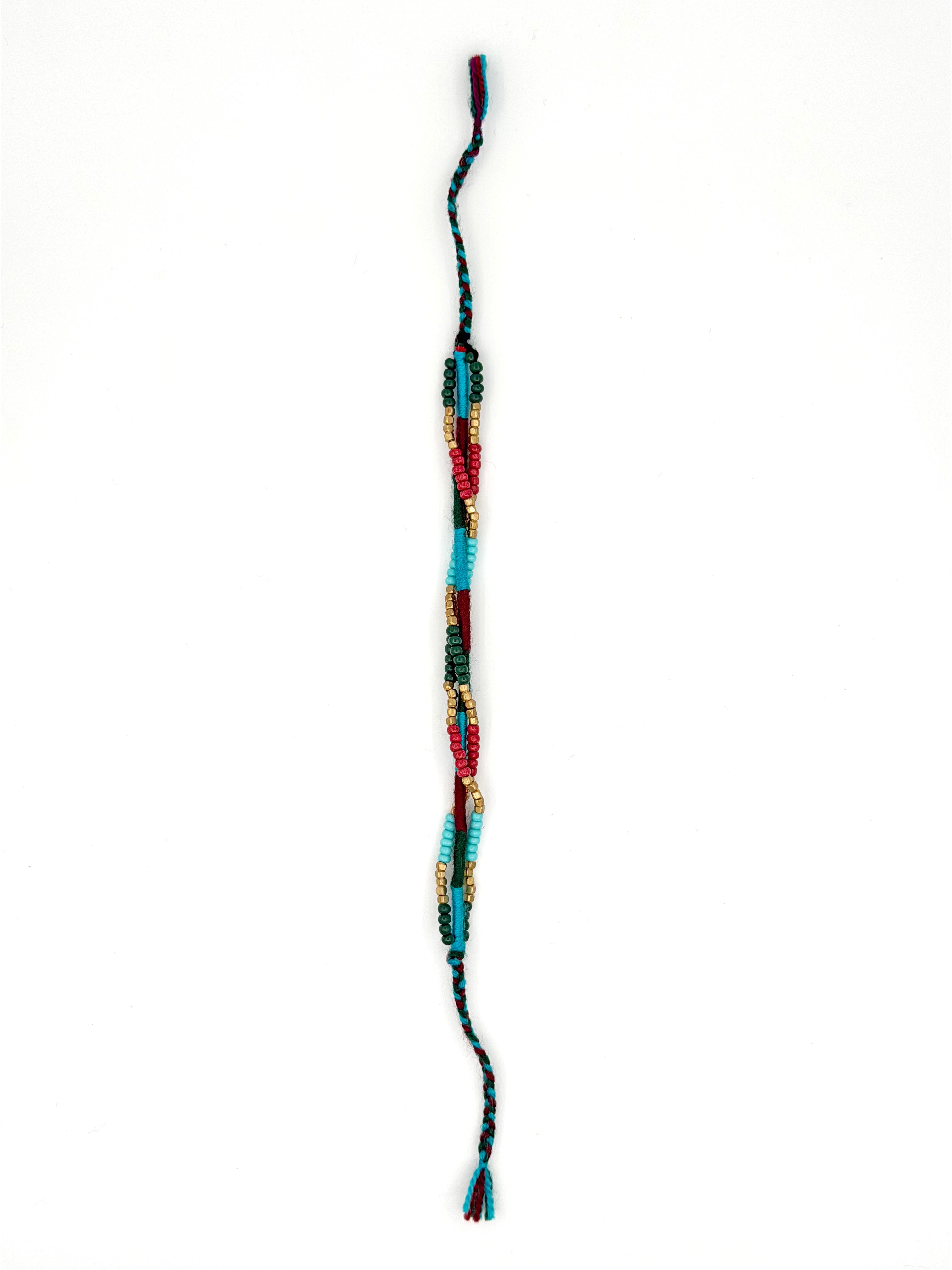 El Yapımı Mavi Renk Boncuklu Otantik Bileklik