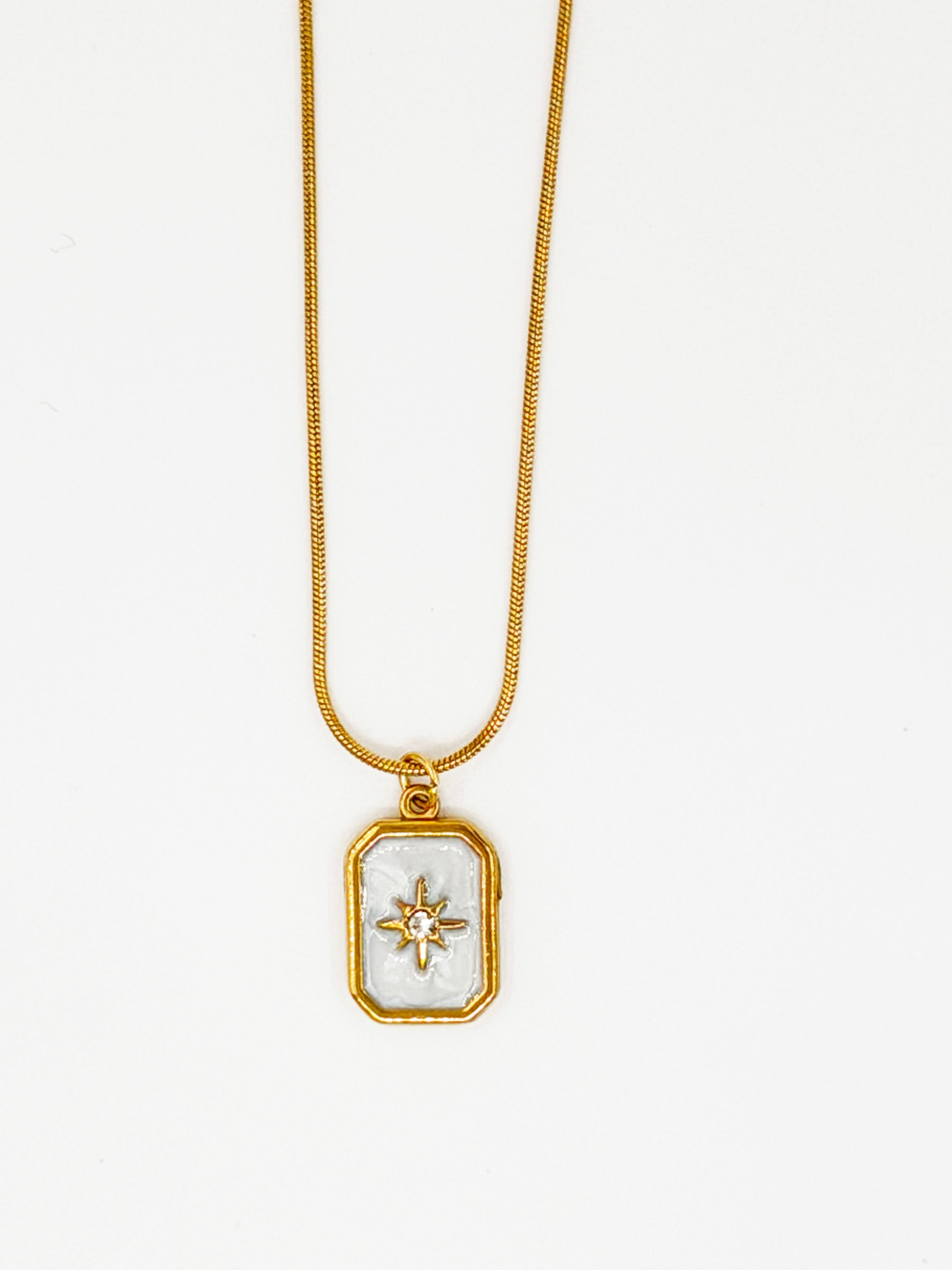 Kuzey Yıldızı Çelik Kolye