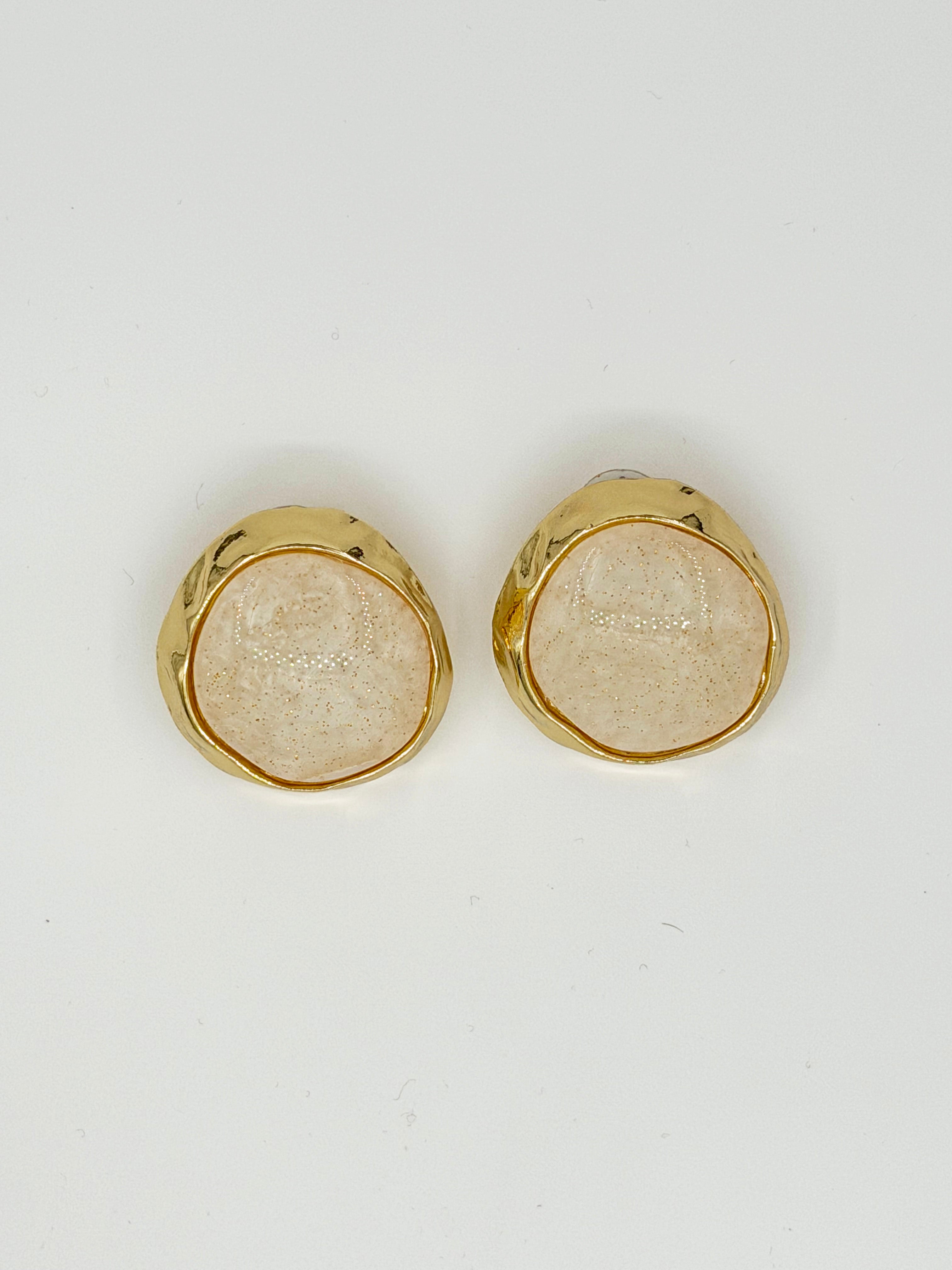 Simli Vintage Görünümlü Küpe