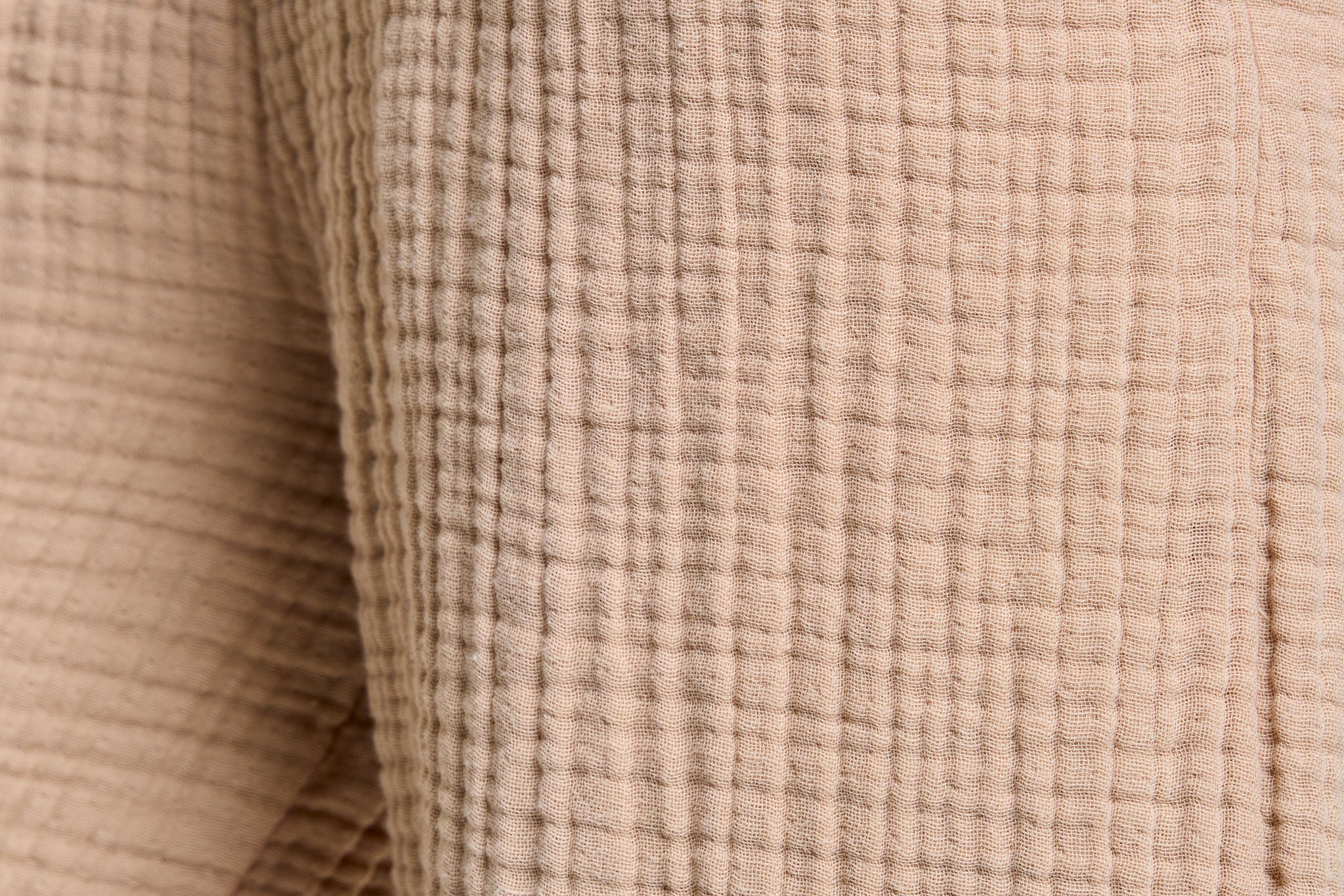 Pera | %100 Pamuk Kalın Müslin Şalvar Pantolon | Bej Renk