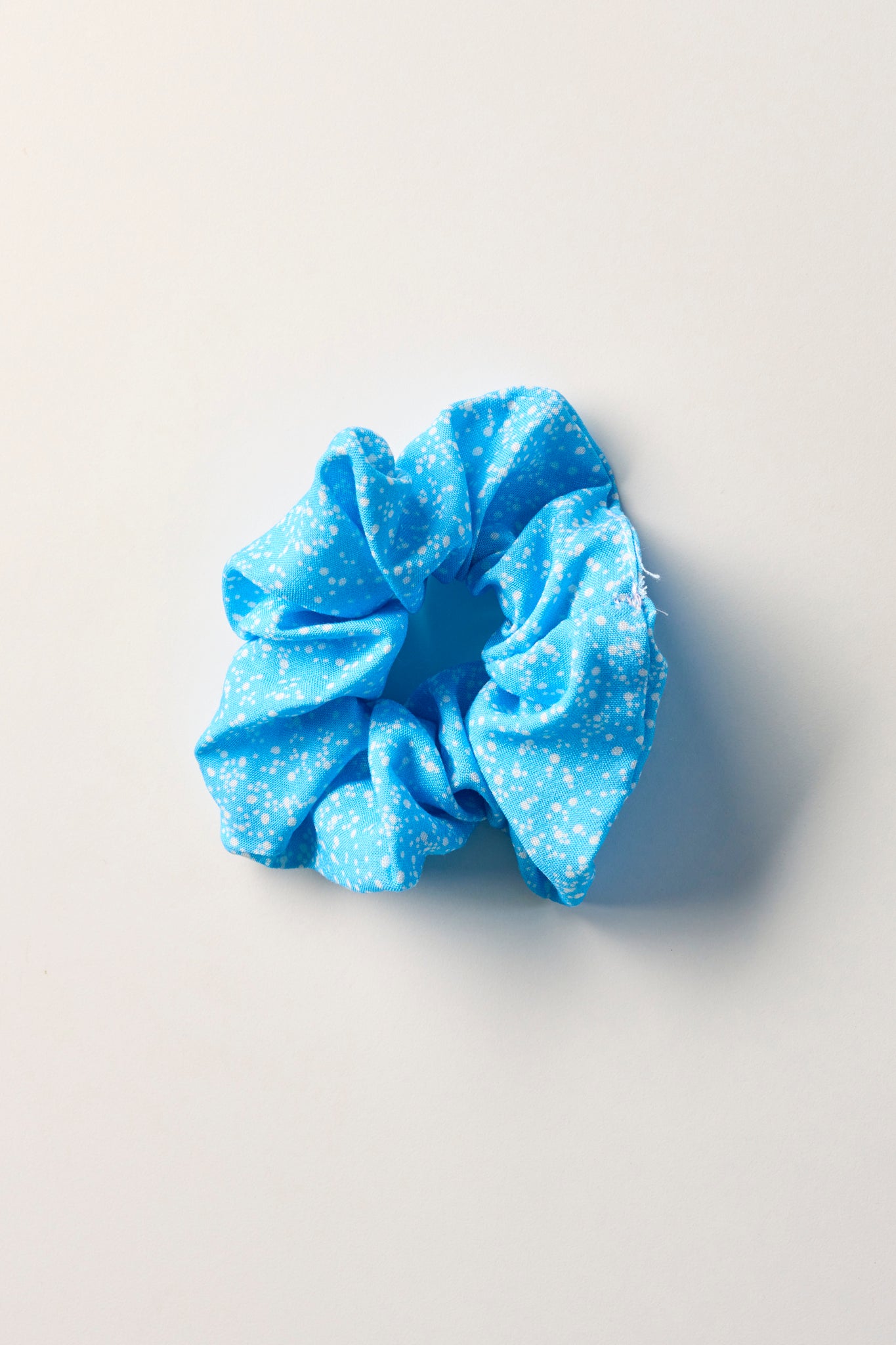 Scrunchie Simit Toka | Mavi Puan Desen