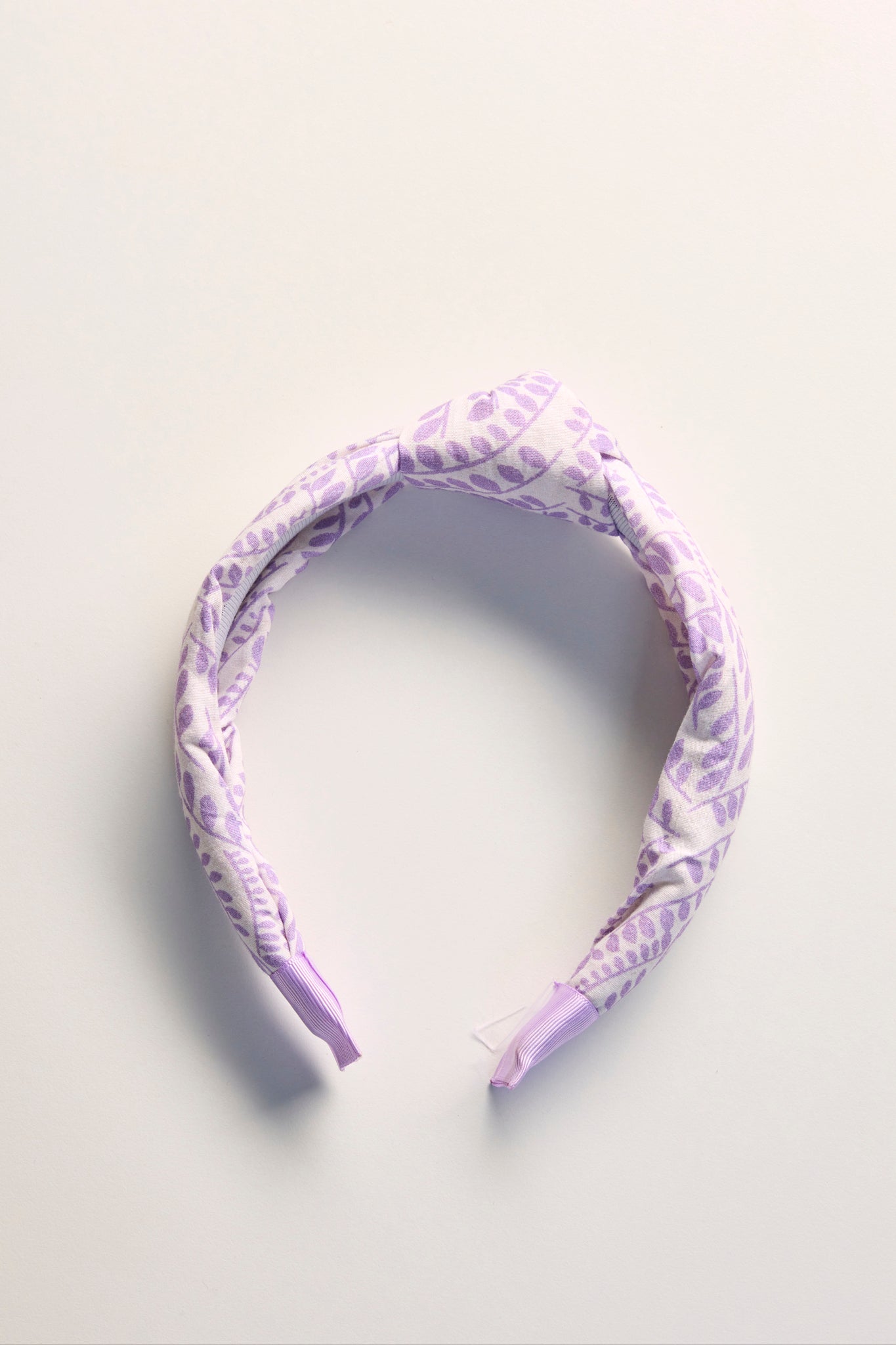 Düğüm Taç | Lila Yaprak Desen