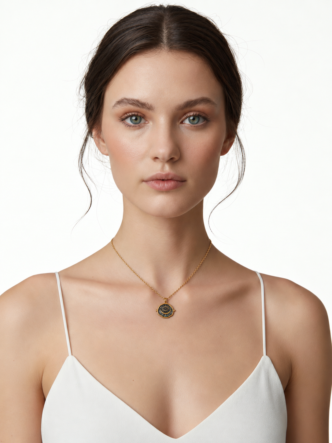 Devil Eye Necklace On A Modal