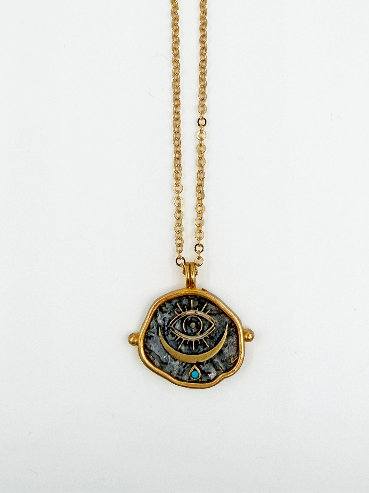 Devil Eye Necklace Close View 