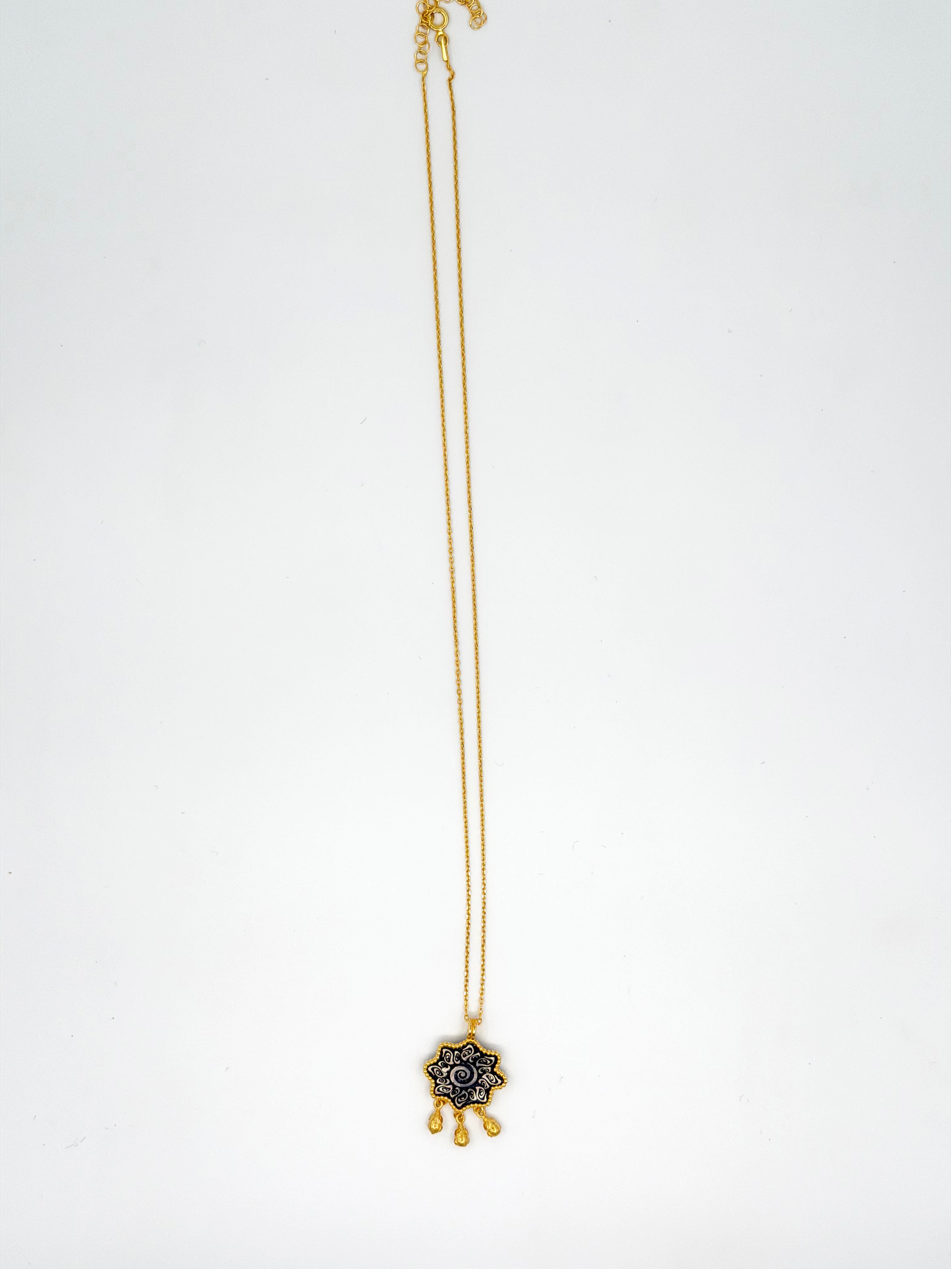 Sallantılı Uçlu 925 Ayar Gümüş Sonsuzluk Kolyesi