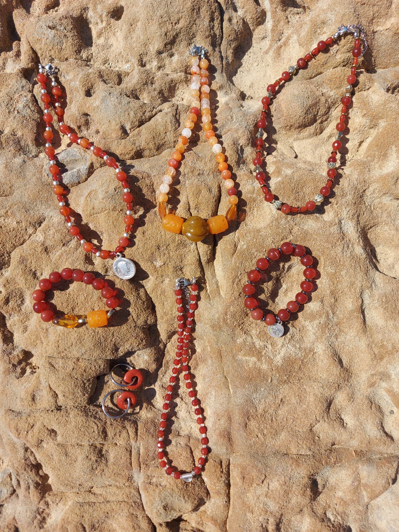 Akik Doğal Taş Takı Koleksiyonu