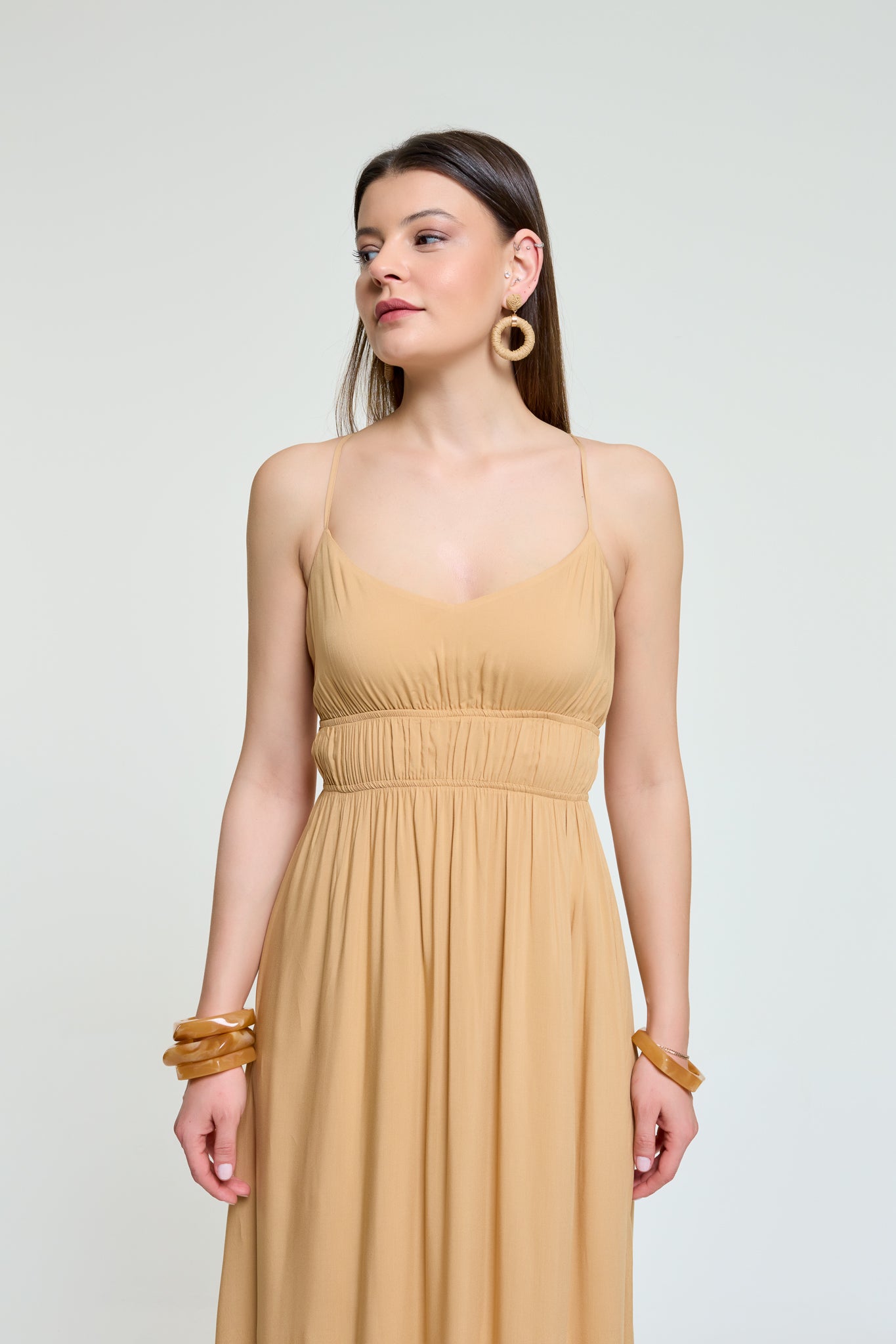 gliki-demeter-beige-dress-front-detail